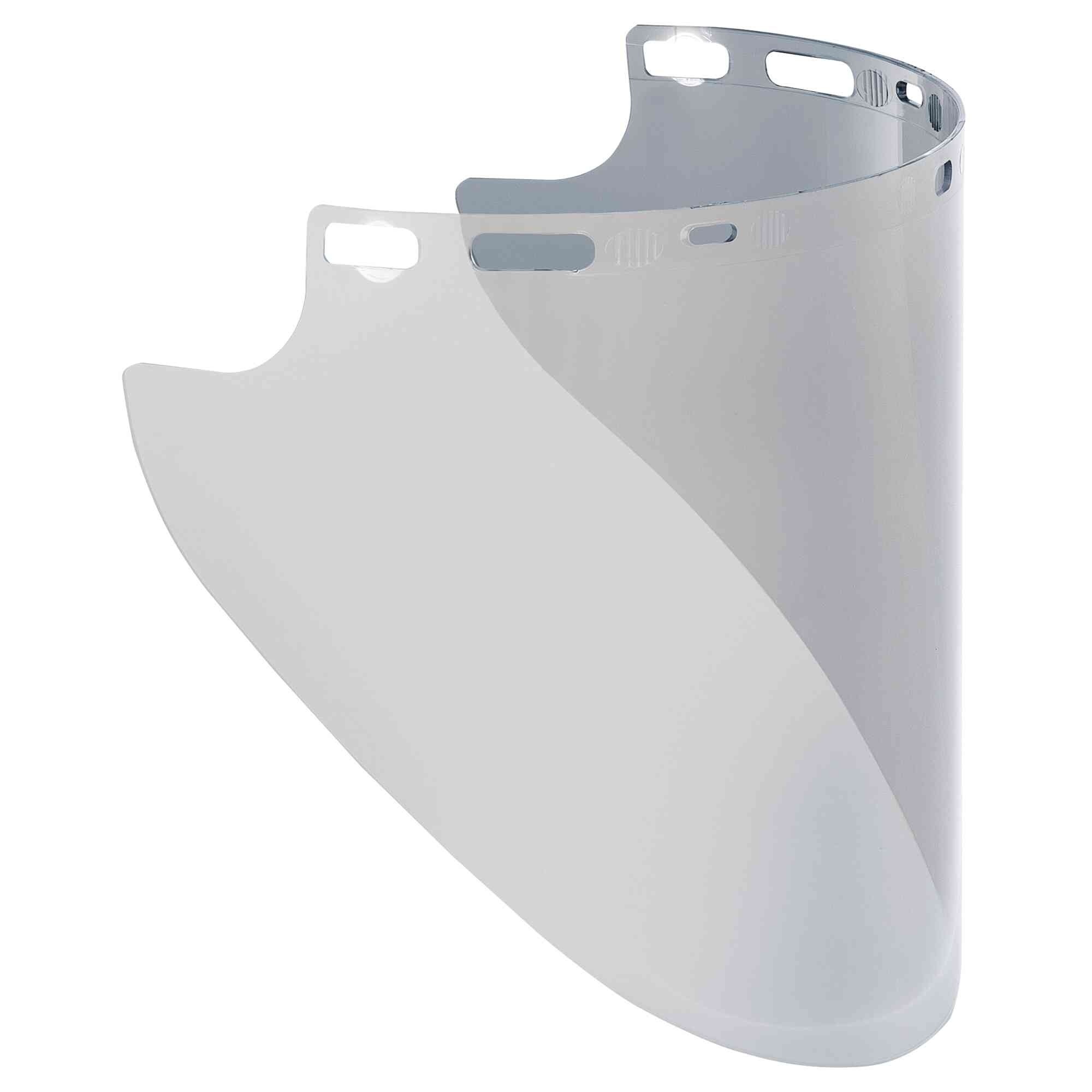 Jackson Safety® - Replacement Windows for F50 Polycarbonate Face Shields - Aluminum Coated - 9" x 20" x 0.060" - Shape R - Unbound - Model # 29075
